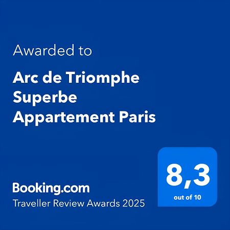 Arc De Triomphe Superbe Appartement Paris Free Netflix Экстерьер фото