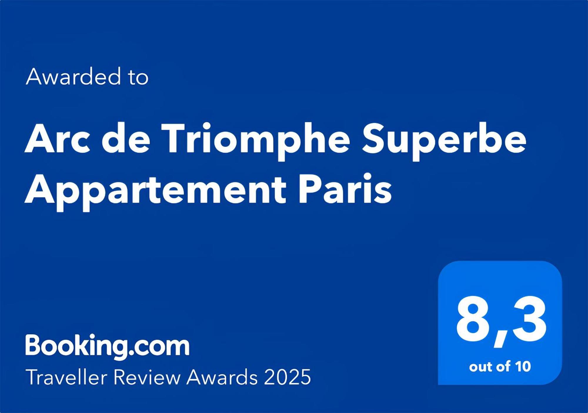 Arc De Triomphe Superbe Appartement Paris Free Netflix Экстерьер фото